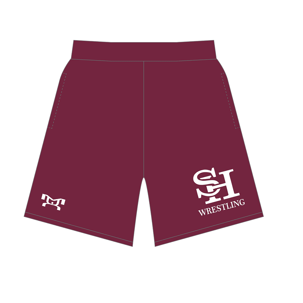 SH Matdogs Maroon Mesh Shorts