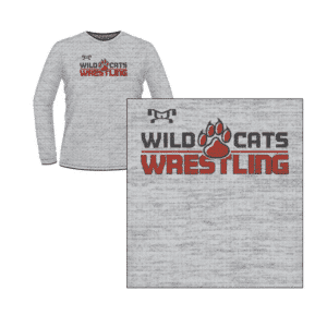 Wildcat Wrestling Club Custom Sublimated Decal Long Sleeve