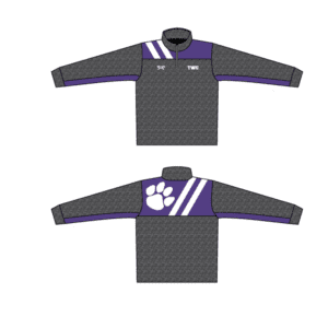 Terry Wrestling Club Custom Heathered Quarter Zip (Heather fabric may vary in color & texture)