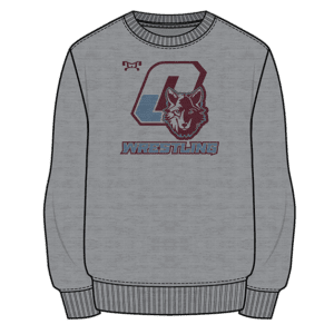 Okemos 2025 Sublimated Decal Grey Crewneck