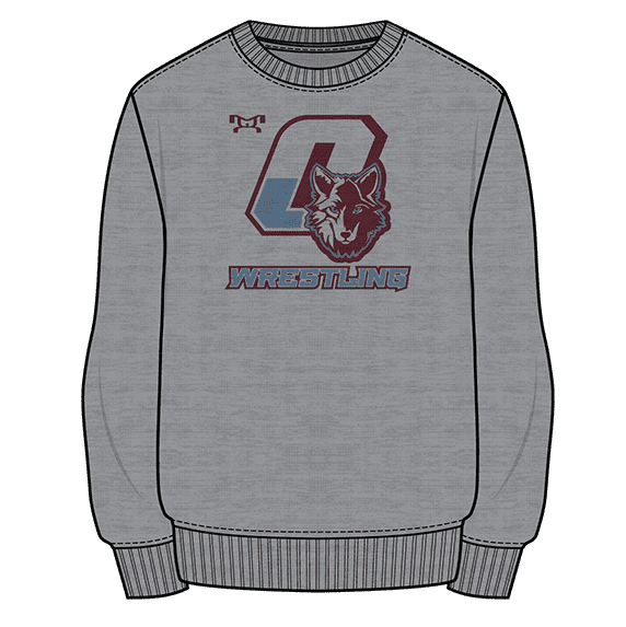Okemos 2025 Sublimated Decal Grey Crewneck
