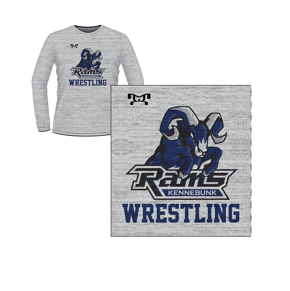 Kennebunk Wrestling Custom Sublimated Decal Long Sleeve