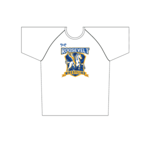 Roosevelt HS Roughriders Sublimated White Dri-Fit T-Shirt