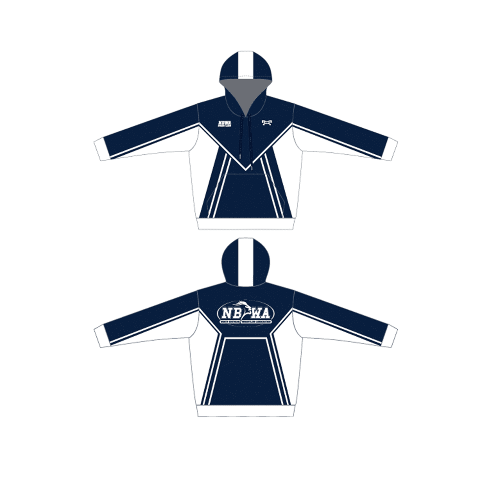 NBWA Sublimated Navy Hoodie