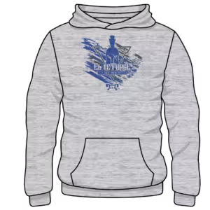 Elite Force Custom Sublimated Decal Grey Hoodie  Next Generation 2025