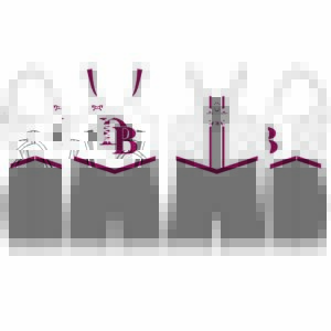 DOBYNS BENNETT WRESTLING White Custom Singlet