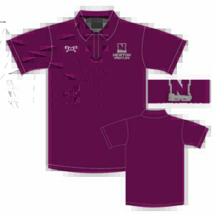 Newton High School Custom Wrestling Polo Shirt
