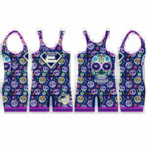 Elite Athletic Club Pink Skull Halloween Men's Singlet