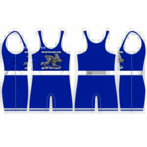 Rideout Podcast Blue Custom Singlet