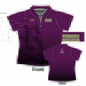 Riverdale High School Maroon Custom Women's Polo Shirt