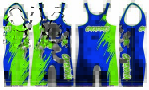 Mat Creatures Cazenovia Wrestling Men's Singlet