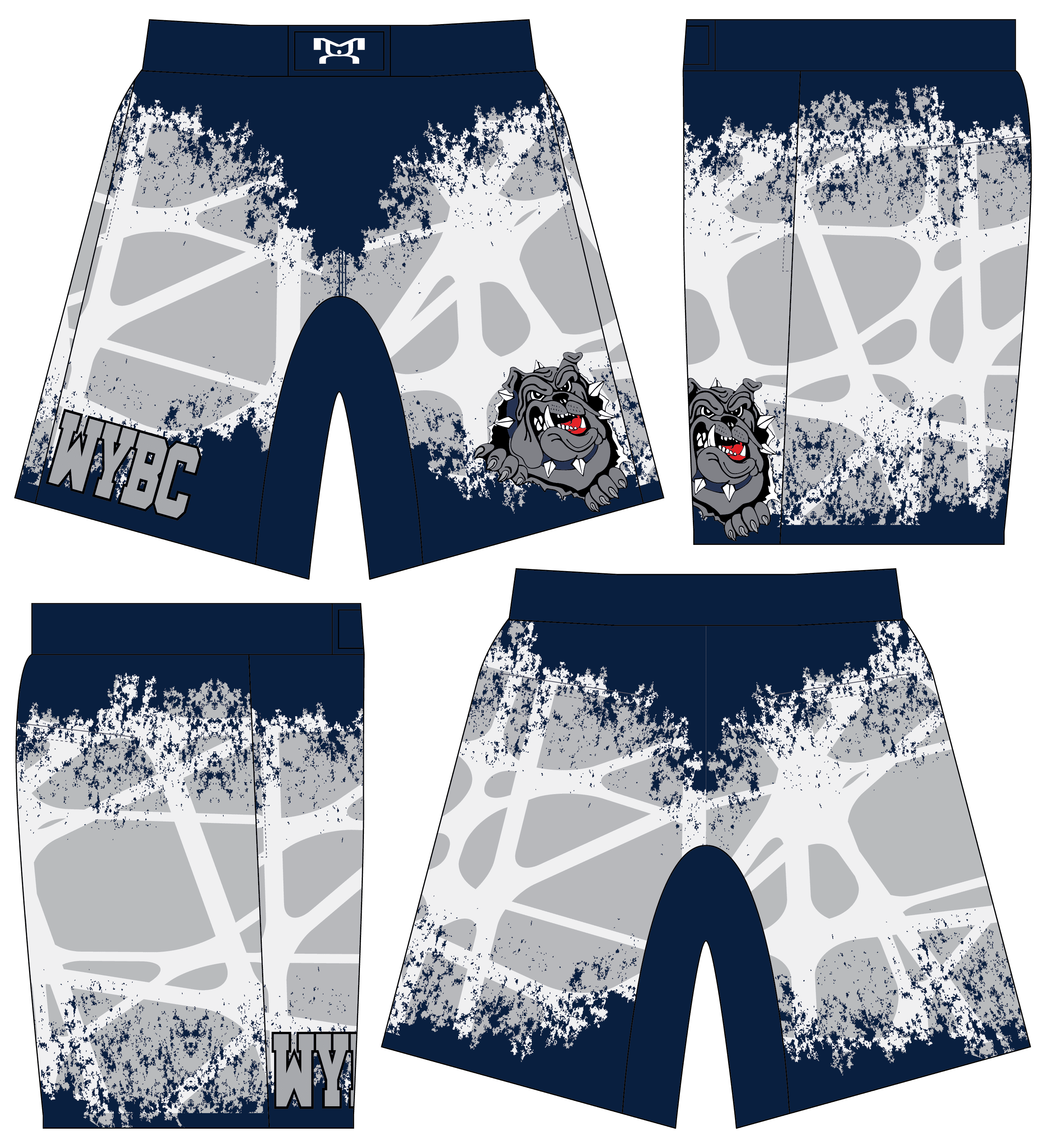 West York Boys Custom TRAINER CUT Fight Shorts 2024