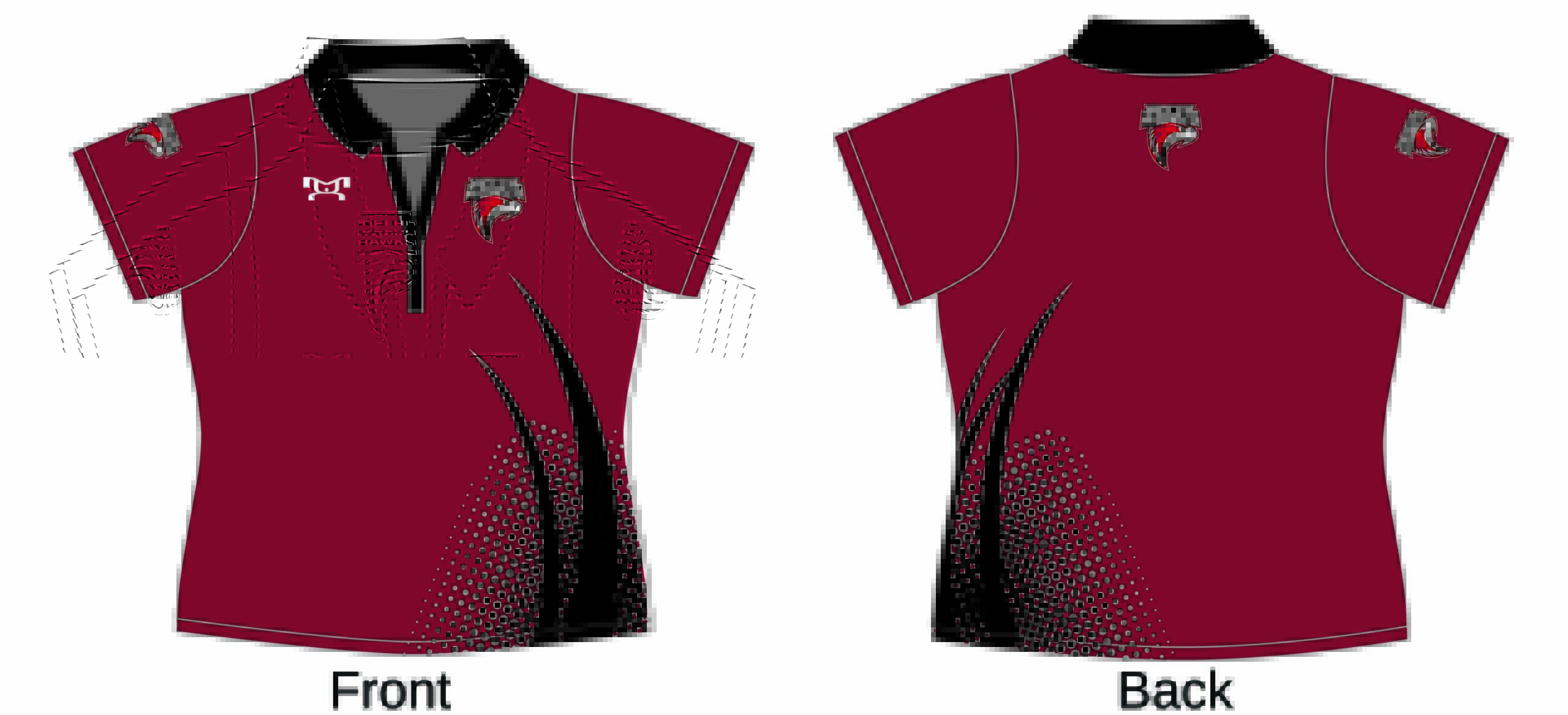 Delhi High School Custom Women's Polo Shirt