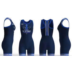 Elite Force Custom Blue Women's Singlet  Next Generation 2025