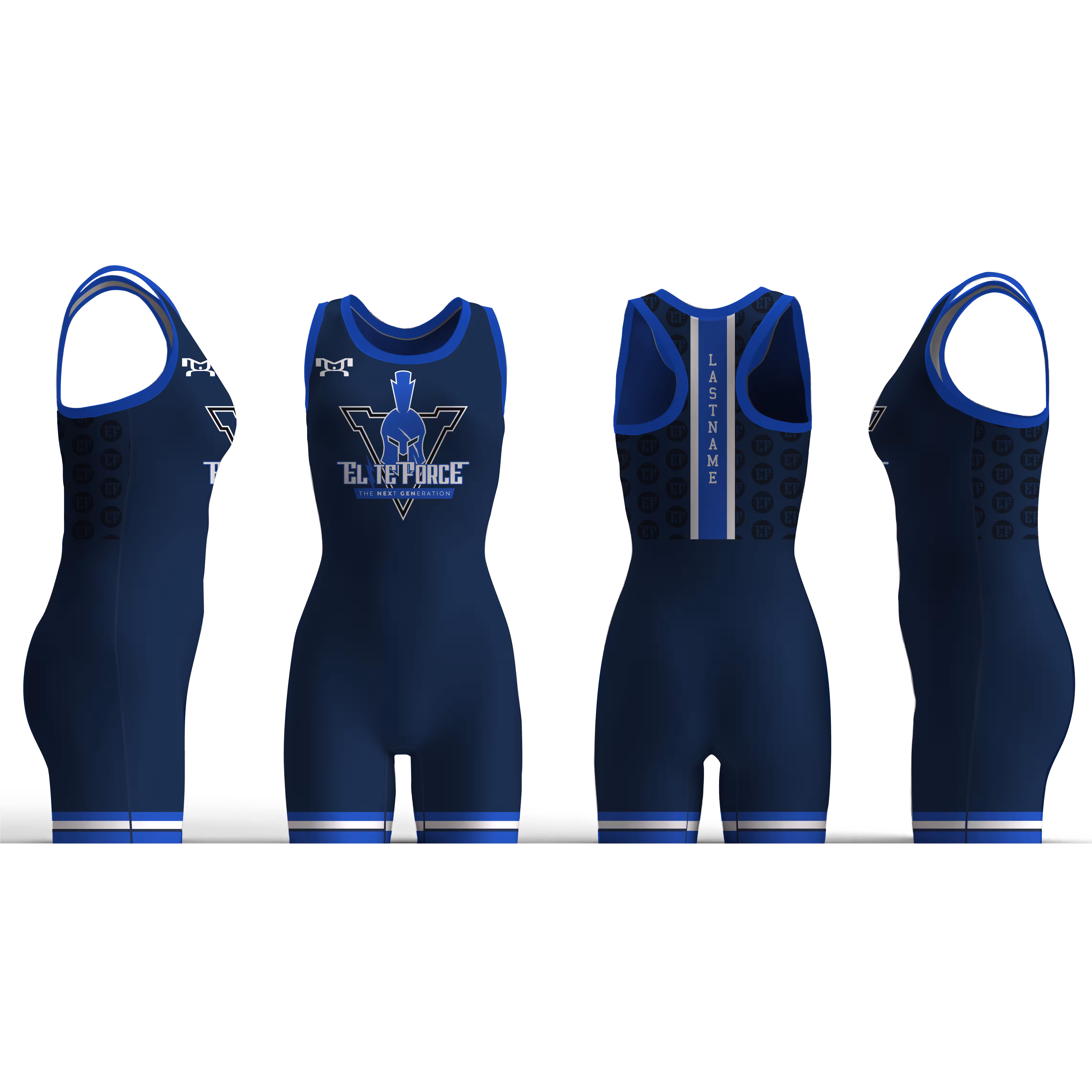 Elite Force Custom Blue Women's Singlet Next Generation 2025