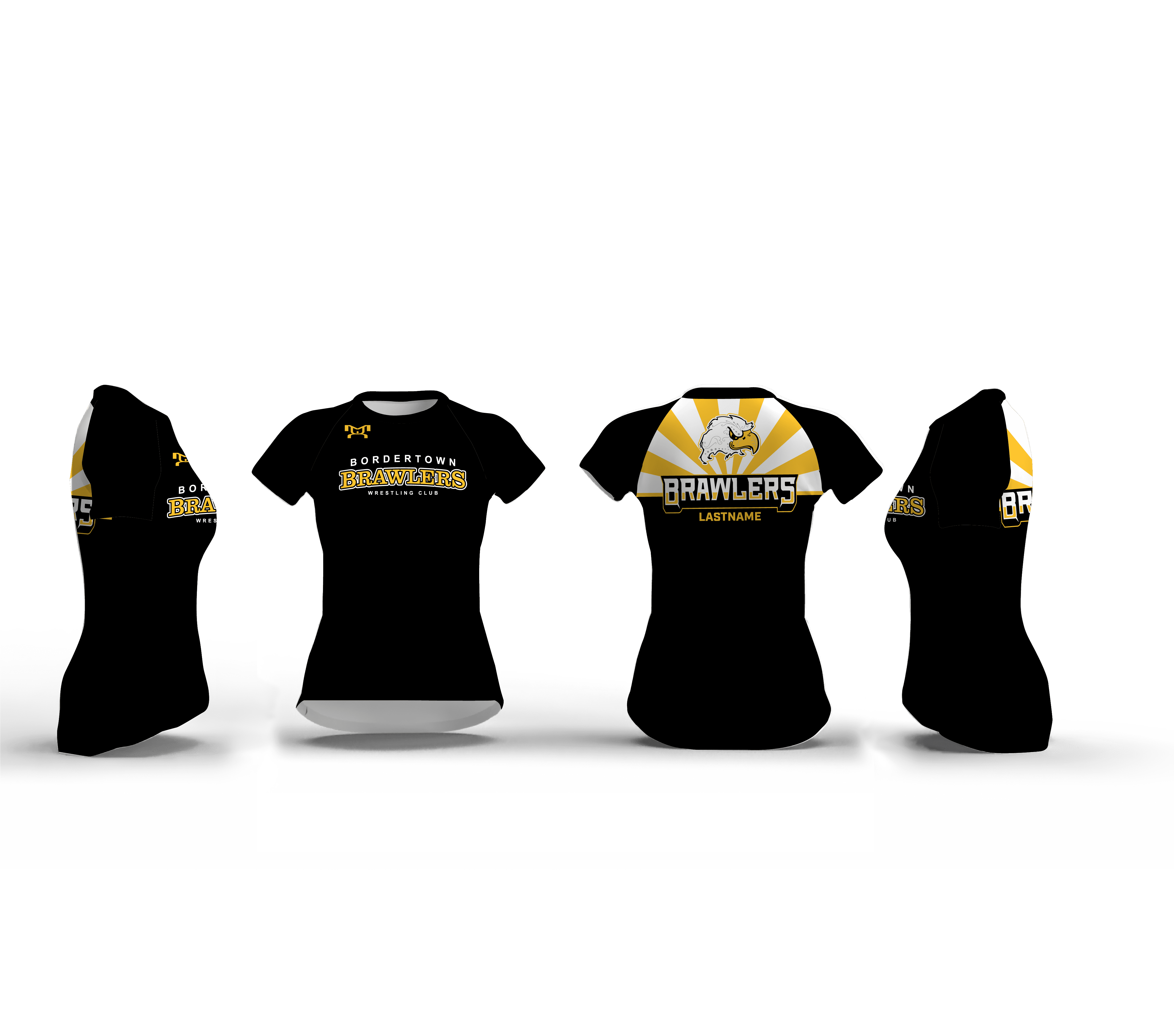 Bordertown Brawlers Custom Womens Compression Shirt 2025