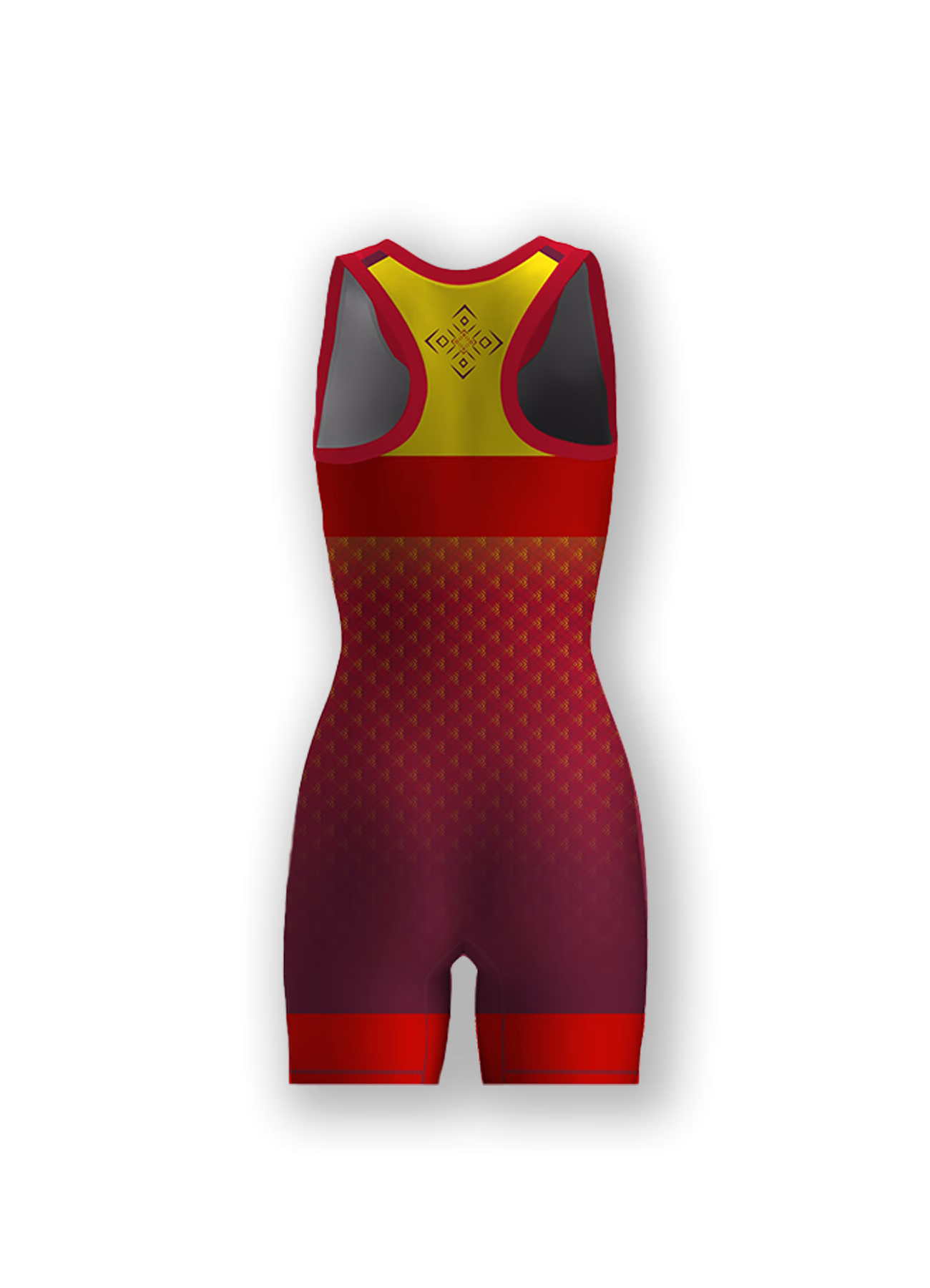 Women's Red Flair Singlet - Image 2
