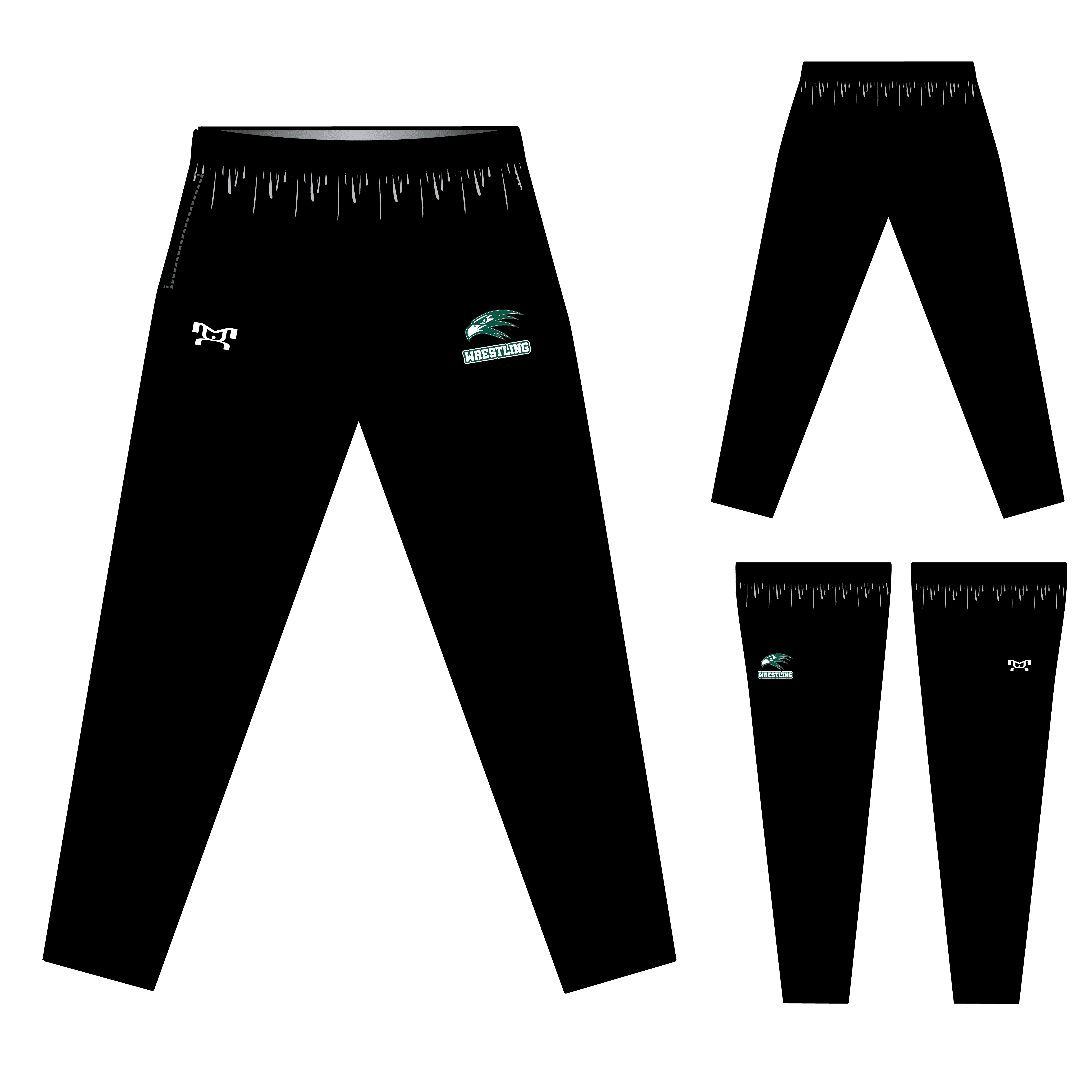 Green Hope High School Sublimated Tapered Pants W/ Zipper