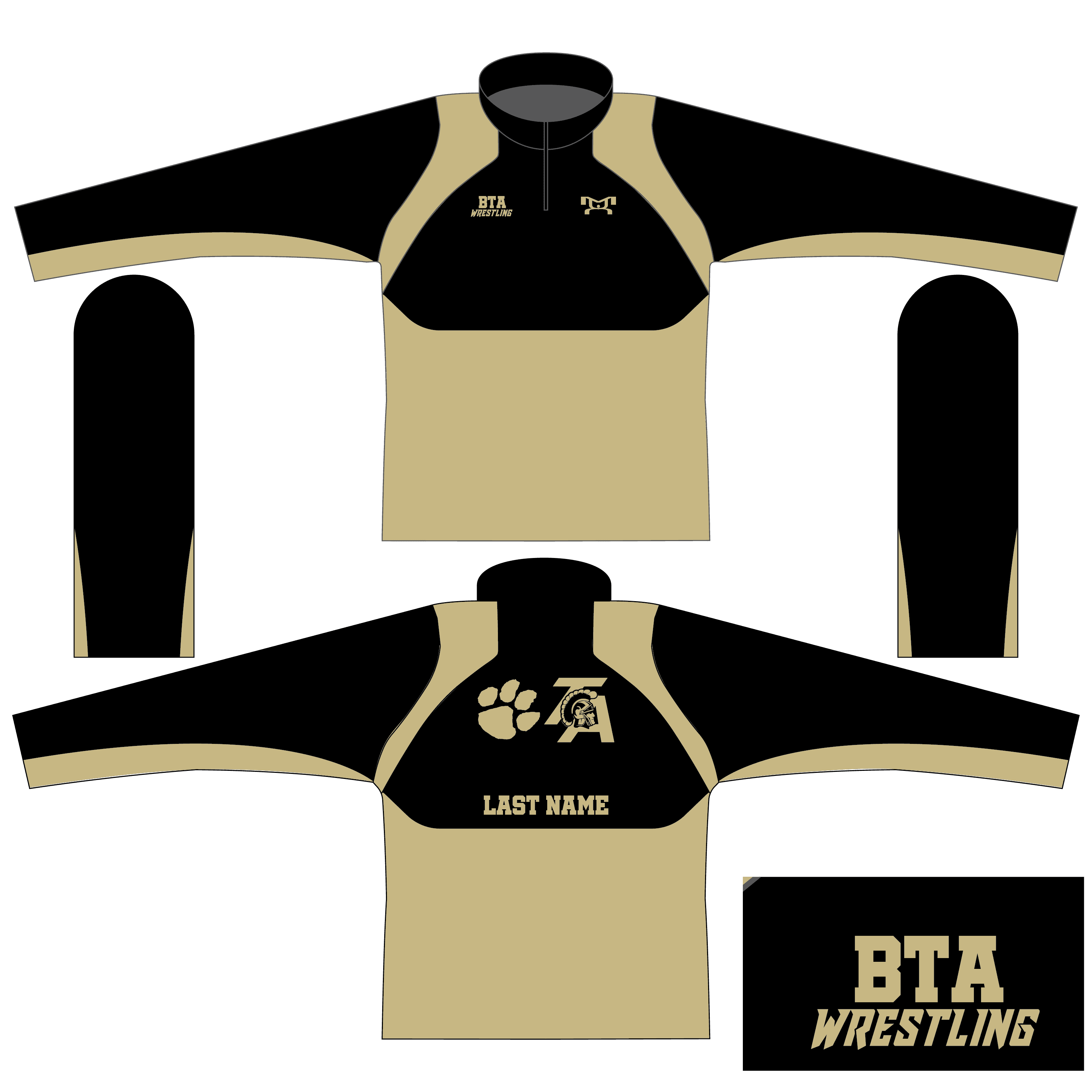 BIDDEFORD THORNTON Quarter Zip