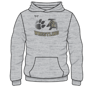 BIDDEFORD THORNTON Custom Sublimated Decal Grey Hoodie