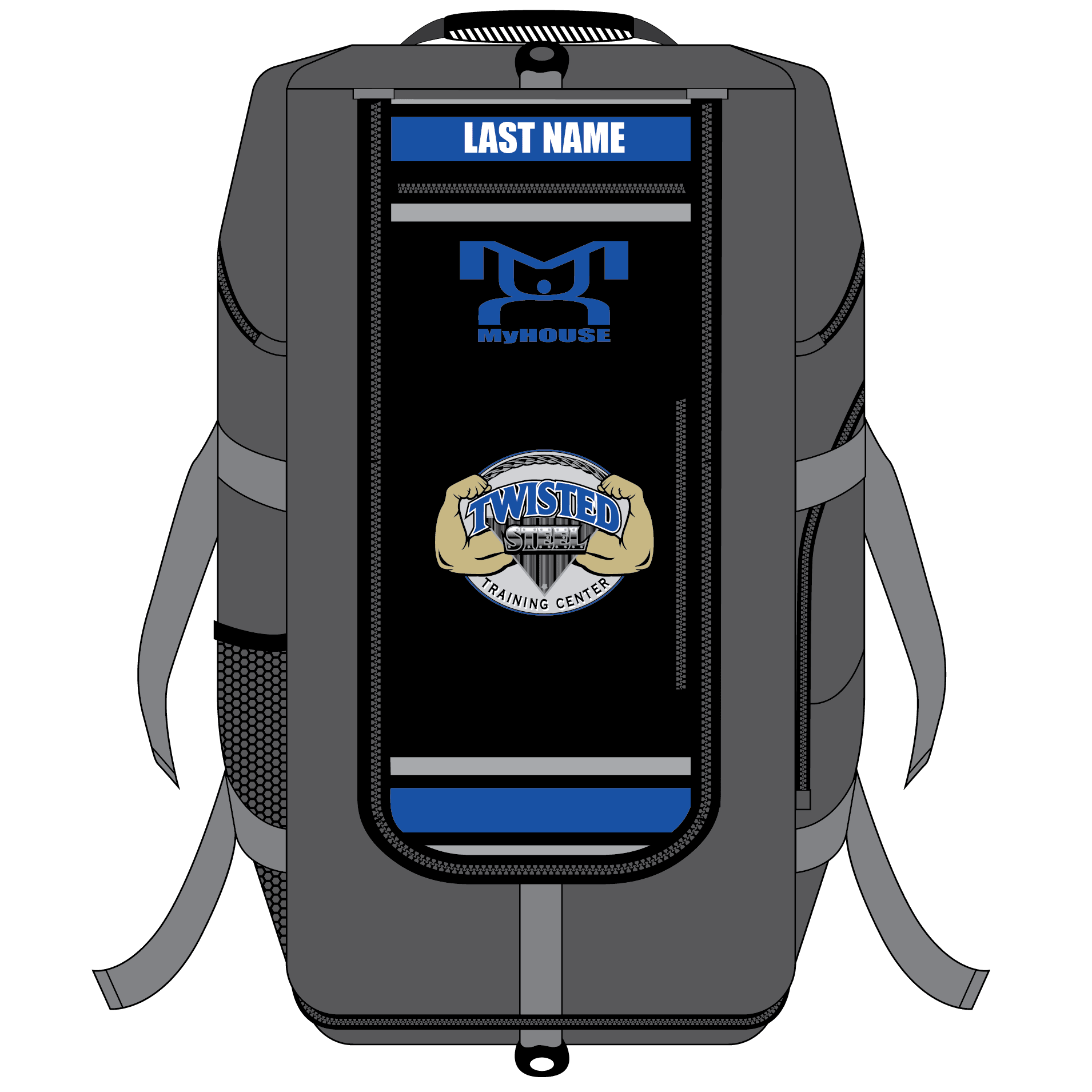 TWISTED STEEL Hybrid Gear Bag (THIS WILL SHIP IN 6-8 WEEKS)****