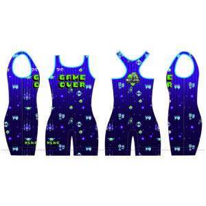 Next Level Wrestling Game Over Purple Custom Women's Singlet 2024
