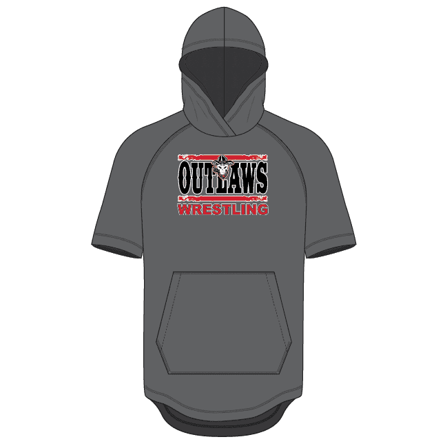 PA Outlaws Wrestling Club Short Sleeve Hoodie 2024