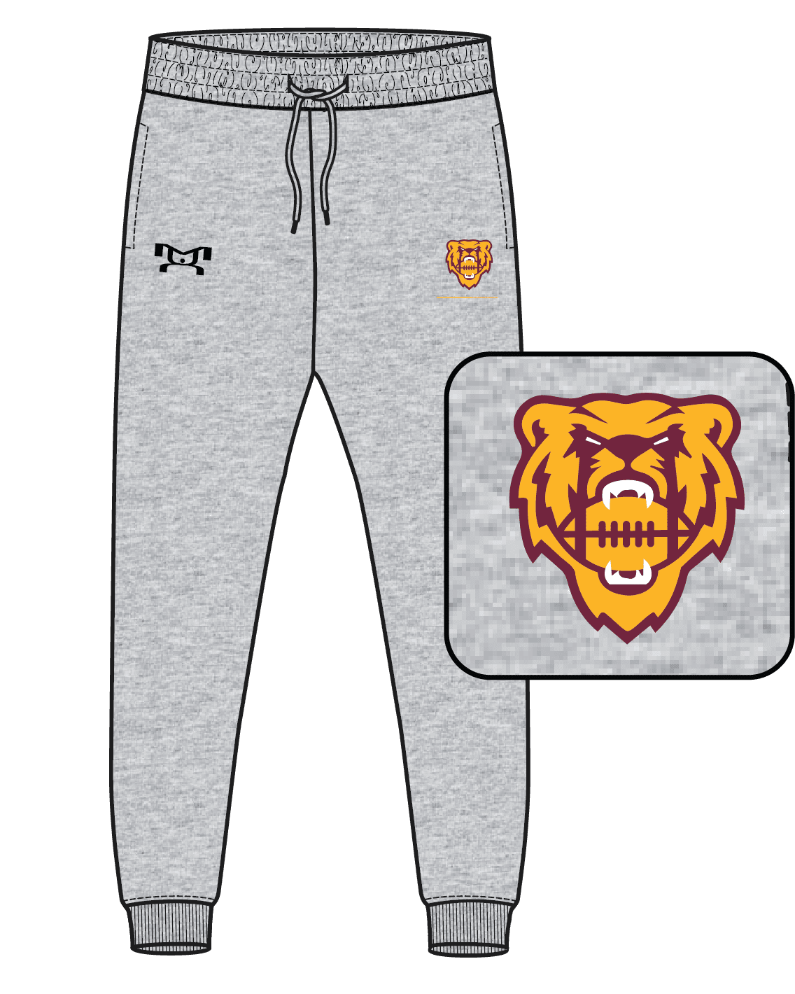 Barron Golden Bears Football  Challenger Joggers