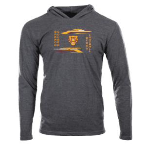 Barron Golden Bears Football  Long Sleeve Hoodie