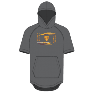 Barron Golden Bears Football Short Sleeve Hoodie