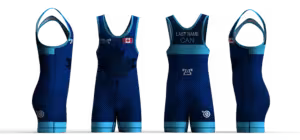 Canada UWW 2024 Blue Freestyle Singlet(PRE ORDER)