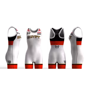 Egypt UWW 2024 Women's Red Freestyle Singlet(PRE ORDER)