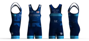 Georgia UWW 2024 Blue Freestyle Singlet(PRE ORDER)
