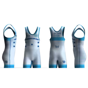 Honduras UWW 2024 Blue Freestyle Singlet(PRE ORDER)