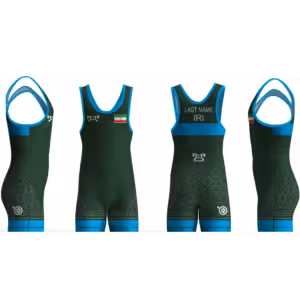 Iran UWW 2024 Blue Freestyle Singlet(PRE ORDER)