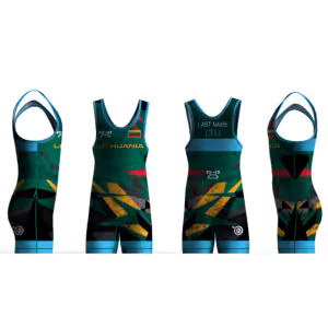 Lithuania UWW 2024 Blue Freestyle Singlet (pre order)