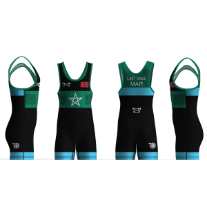 Morroco UWW 2024 Blue Freestyle Singlet (pre order)