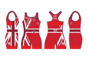 New Zealand UWW 2024 Women's Red Freestyle Singlet (pre order)