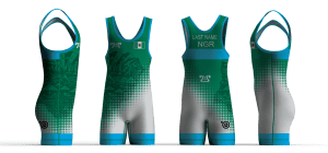 Nigeria UWW 2024 Blue Freestyle Singlet (pre order)