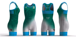 Nigeria UWW 2024 Women's Blue Freestyle Singlet (pre order)