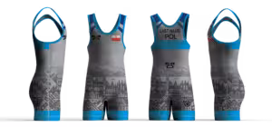 Nigeria UWW 2024 Blue Freestyle Singlet (pre order)