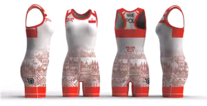 Poland UWW 2024 Women's Red Freestyle Singlet (pre order)