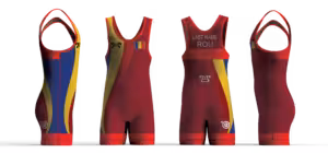 Romania UWW 2024 Red Freestyle Singlet (pre order)