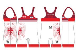 Serbia UWW 2024 Red Freestyle Singlet (pre order)