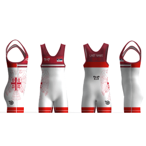 Serbia UWW 2024 Red Freestyle Singlet (pre order)