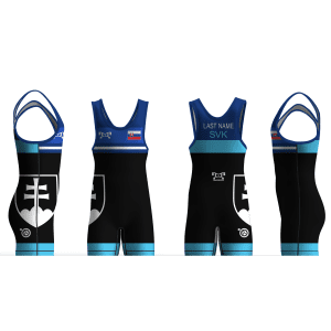 Slovakia UWW 2024 Blue Freestyle Singlet (pre order)