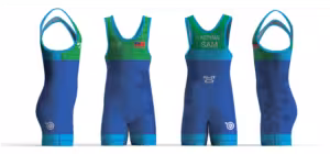Samoa UWW 2024 Blue Freestyle Singlet (pre order)