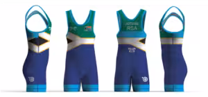 South Africa UWW 2024 Blue Freestyle Singlet (pre order)