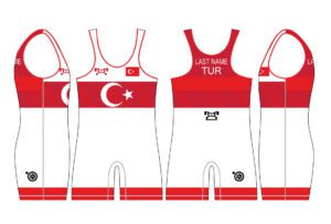 Turkey UWW 2024 Red Freestyle Singlet (pre order)