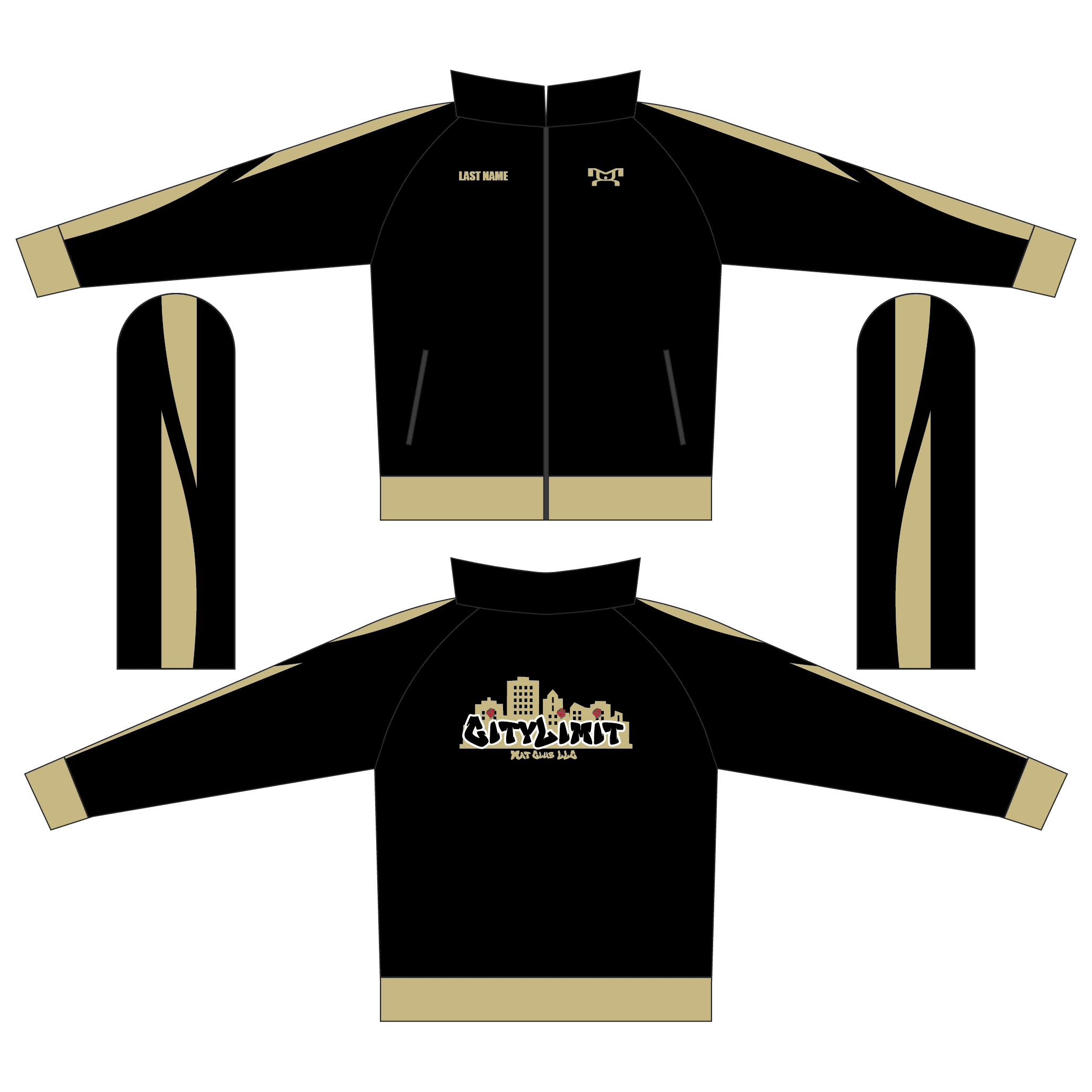 City Limit Mat Club Full Zip